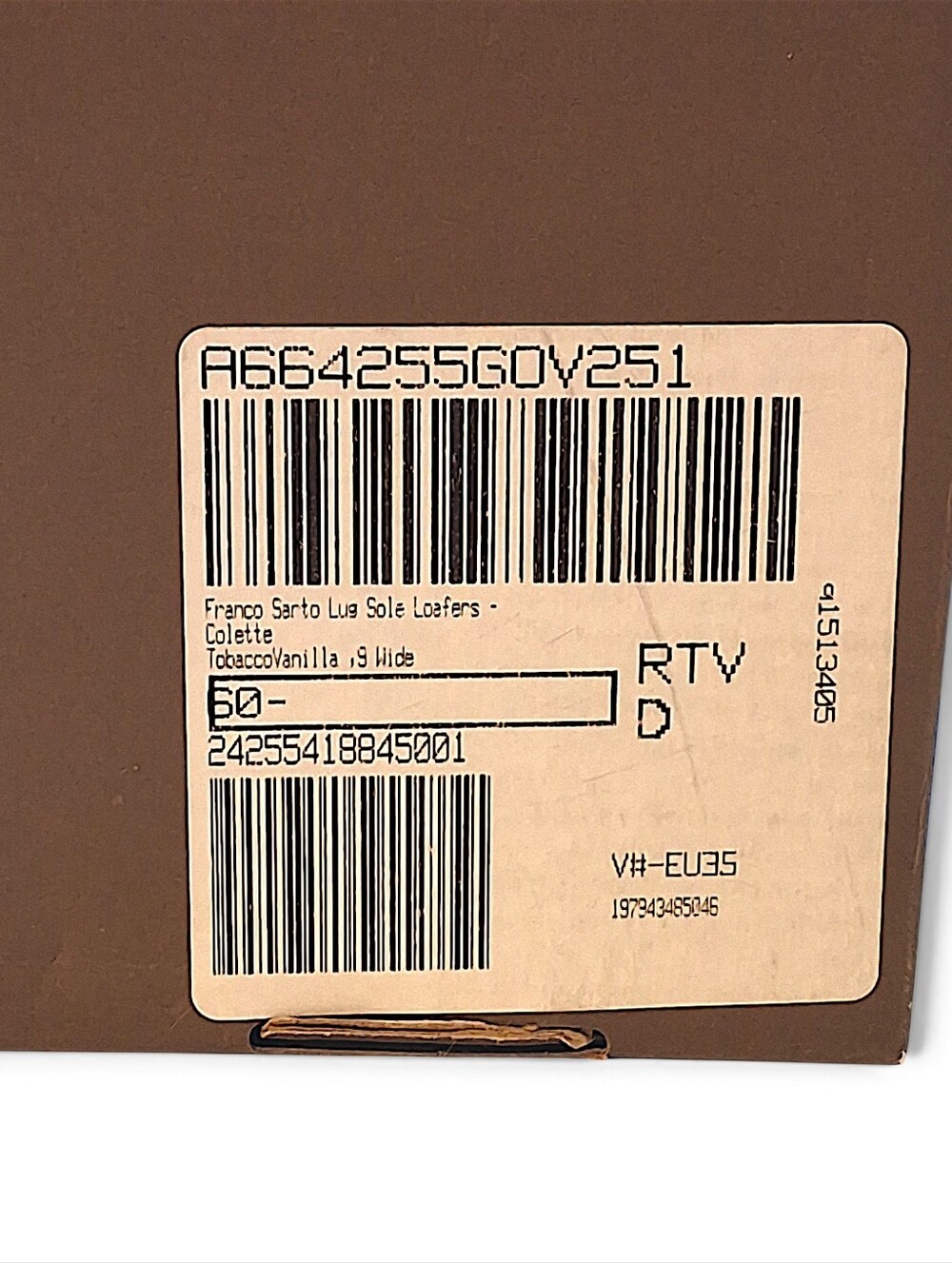 Franco Sarto Colette Horsebit Lug Loafers Tobacco Brown Wide 9W - New in Box - Picture 16 of 16